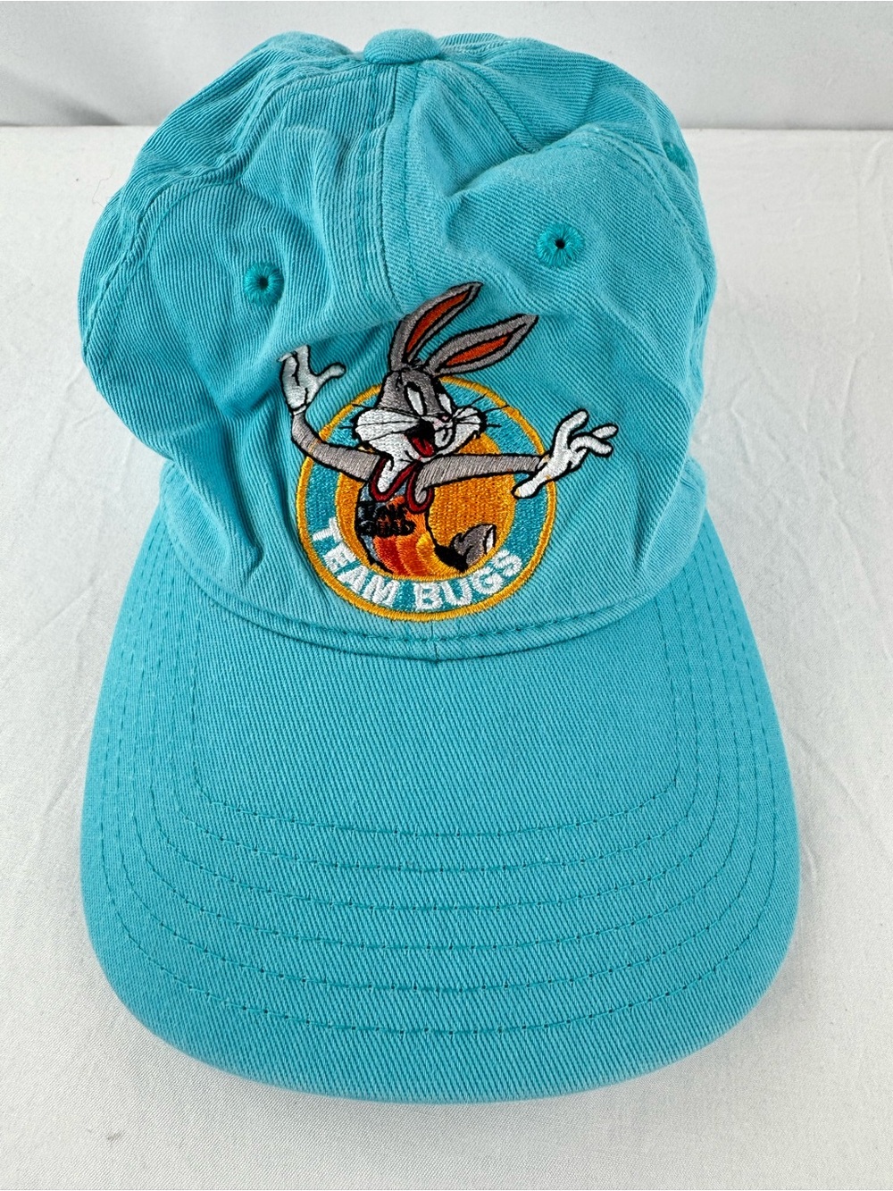Space Jam Team Bugs Adjustable Turquoise Baseball Cap